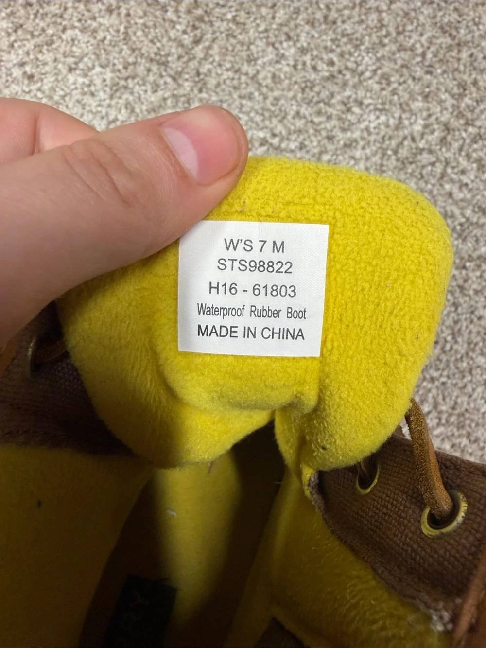 Sperry saltwater pop-outsole women duck boots size 7